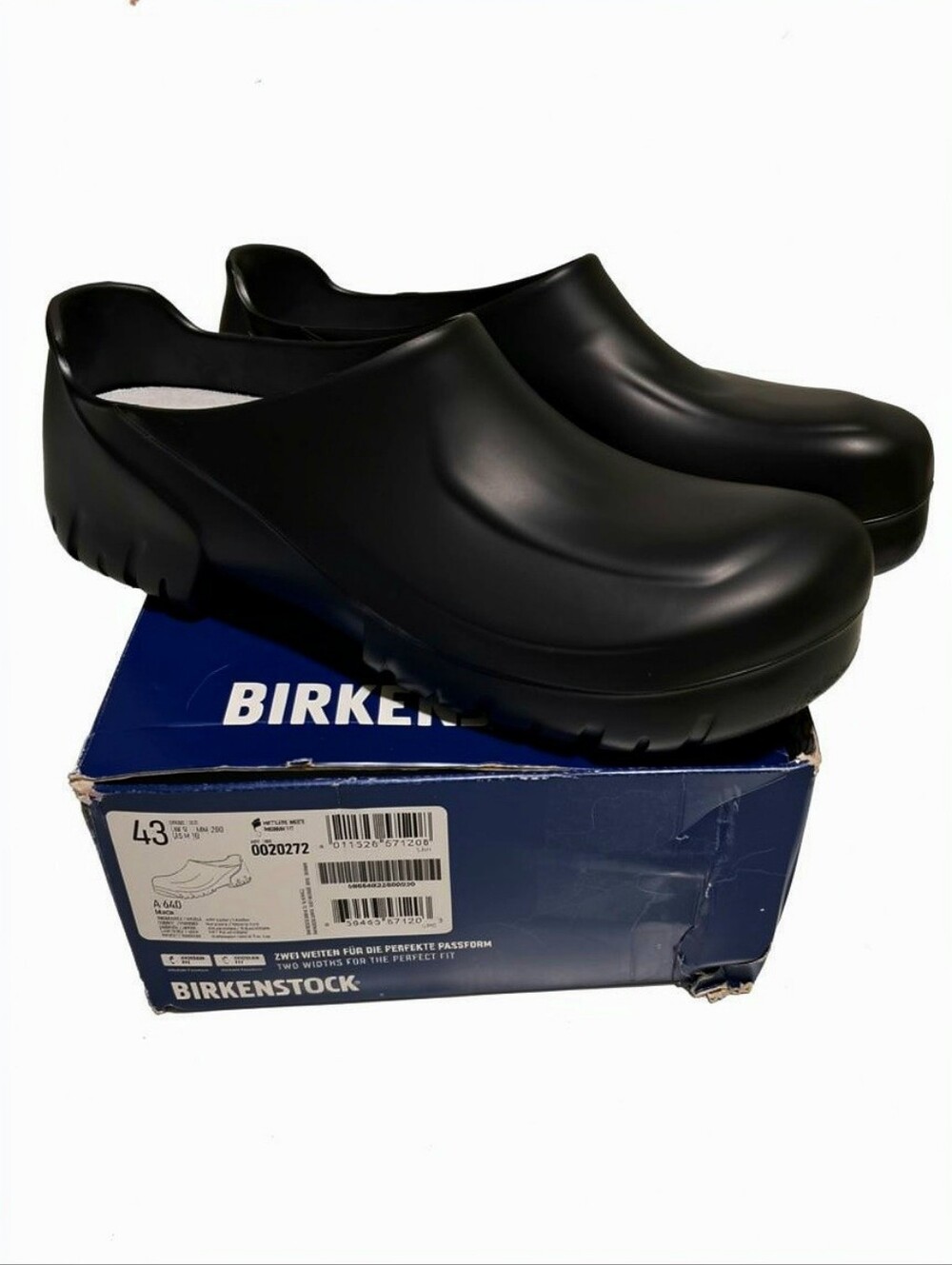 Birkenstock Polyurethane Professional A640 Steel Toe Work Clog Mens 10M Black